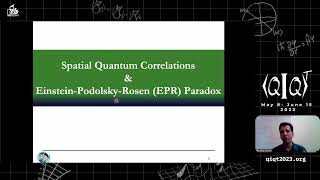 QIQT 23 | Ashok Kumar - Encoding information in spatial correlations of bright entangled ligh
