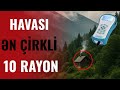 Azərbaycanda ƏN ÇİRKLİ Havası Olan 10 RAYON Hansılardır?