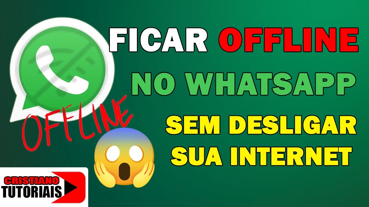 COMO DEIXAR O WHATSAPP OFFLINE COM A INTERNET LIGADA 2024 - YouTube
