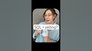 Why is SQL yelling?