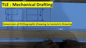 Tutorial : Conversion of Orthographic drawing to Isometric drawing