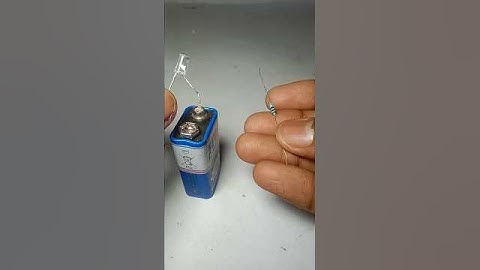 RGB led glow 100ohm resistor using for 9v battery #shorts #video