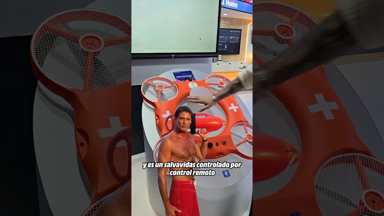 ¡El dron salvavidas! 🌊