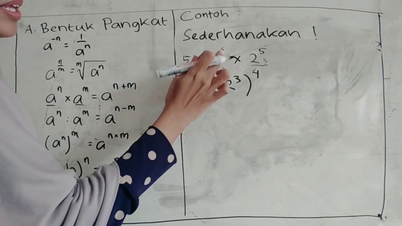 Operasi perkalian pada bilangan berpangkat part 3 