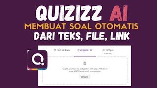 Quizizz AI Membuat Soal Otomatis dari Teks, Dokumen dan Link