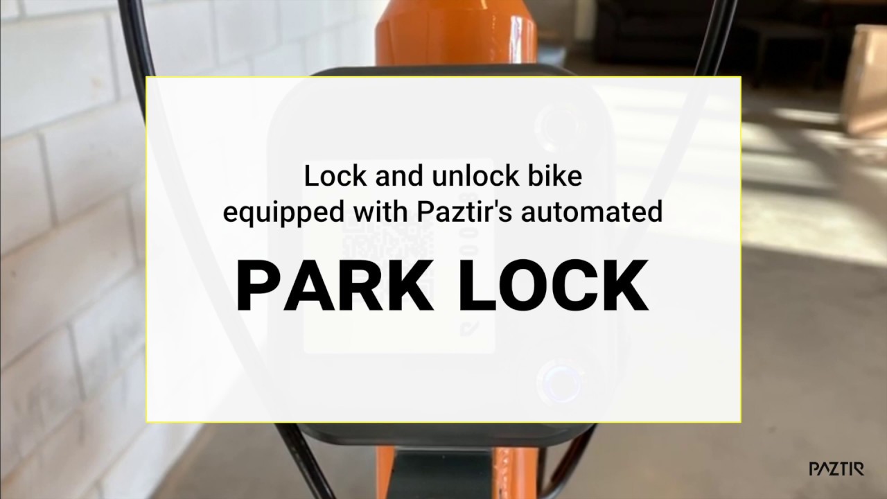 Lock and Unlock Bike Equipped with 