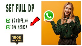 How to Set full profile picture on Whatsapp || How to set full size photo in whatsapp dp || Techda screenshot 3