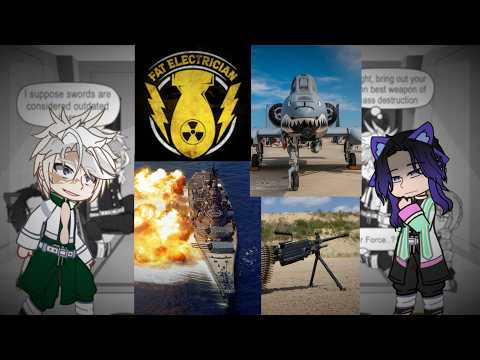 Hashira React to The Fat Electrician (Military,Technology,etc.)