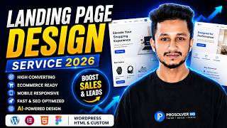 Landing Page  | Ecommerce Sales Landing Page | High Converting AI Landing Page 2026