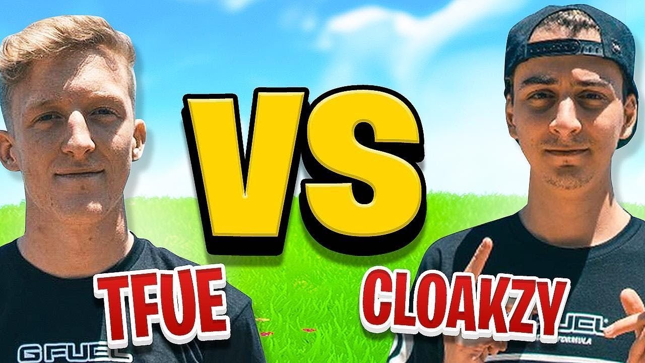 Tfue vs. Cloakzy (1v1 Build Battle)