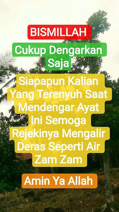 Whoever hears this verse, may their blessings flow abundantly like Zam Zam water #prayer