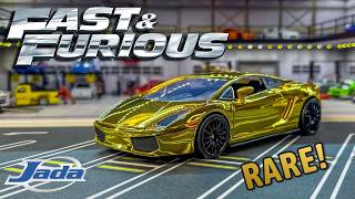 Unboxing RARE Gold Plated Fast X Lamborghini from Jada Toys 1/24 Diecast Gold Lamborghini Fast X