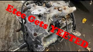 Skidoo engine removal