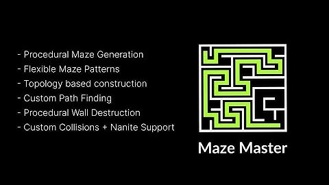 [HOUDINI DIGITAL ASSET] Procedural Maze Generation | Houdini x Unreal Engine