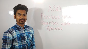 ASO Previous Year Math Questions | Answer & Analysis