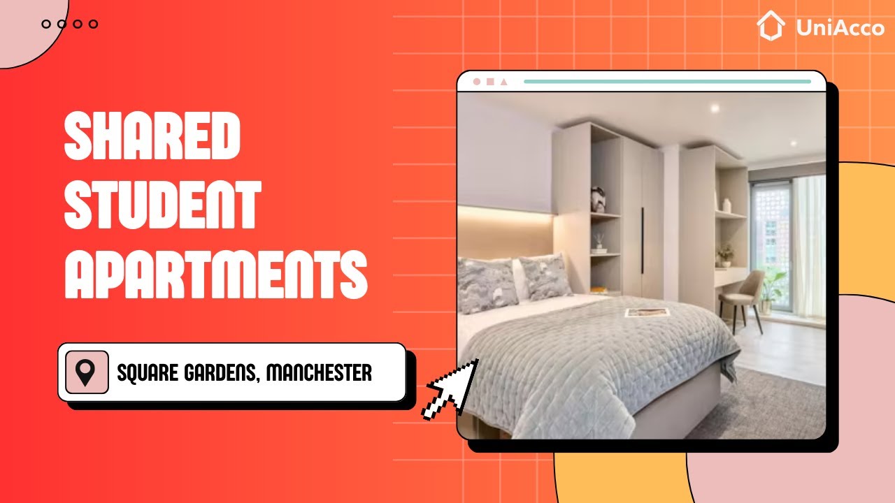 Square Gardens Manchester Tour 🎓 | Shared Student Apartments in Manchester!