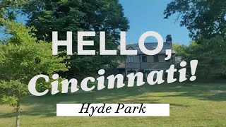 Hello, Cincinnati! Chatting and Driving through the Hyde Park Neighborhood