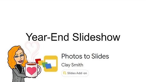 How to Make a Slideshow with music in Google Slides