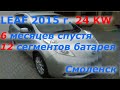 NISSAN LEAF 2015, 24KW, 12 сегментов батарея, 6 месяцев в России, Смоленск.