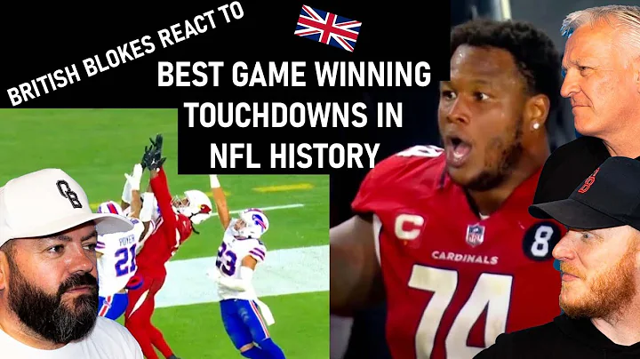 Best Game Winning Touchdowns in NFL History REACTION!! | OFFICE BLOKES REACT!!