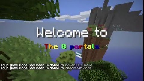 Minecraft The 8 Portals Map!!! (Walk-through) With Download Link