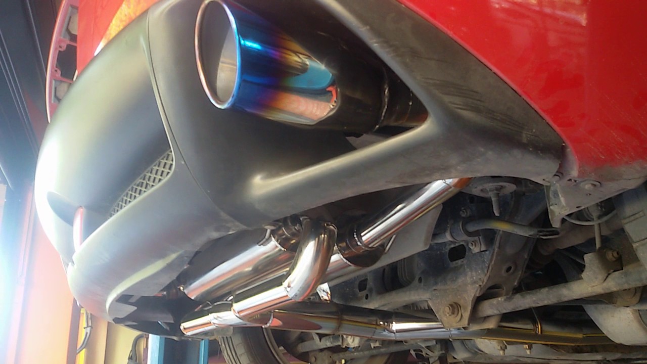 Mazda Rx8 custom exhaust by Tsoukalas Exhaust Tuning- extreme sound