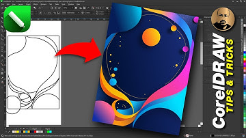 Turn Simple Lines into Jaw-Dropping Design in CorelDRAW! 🔥