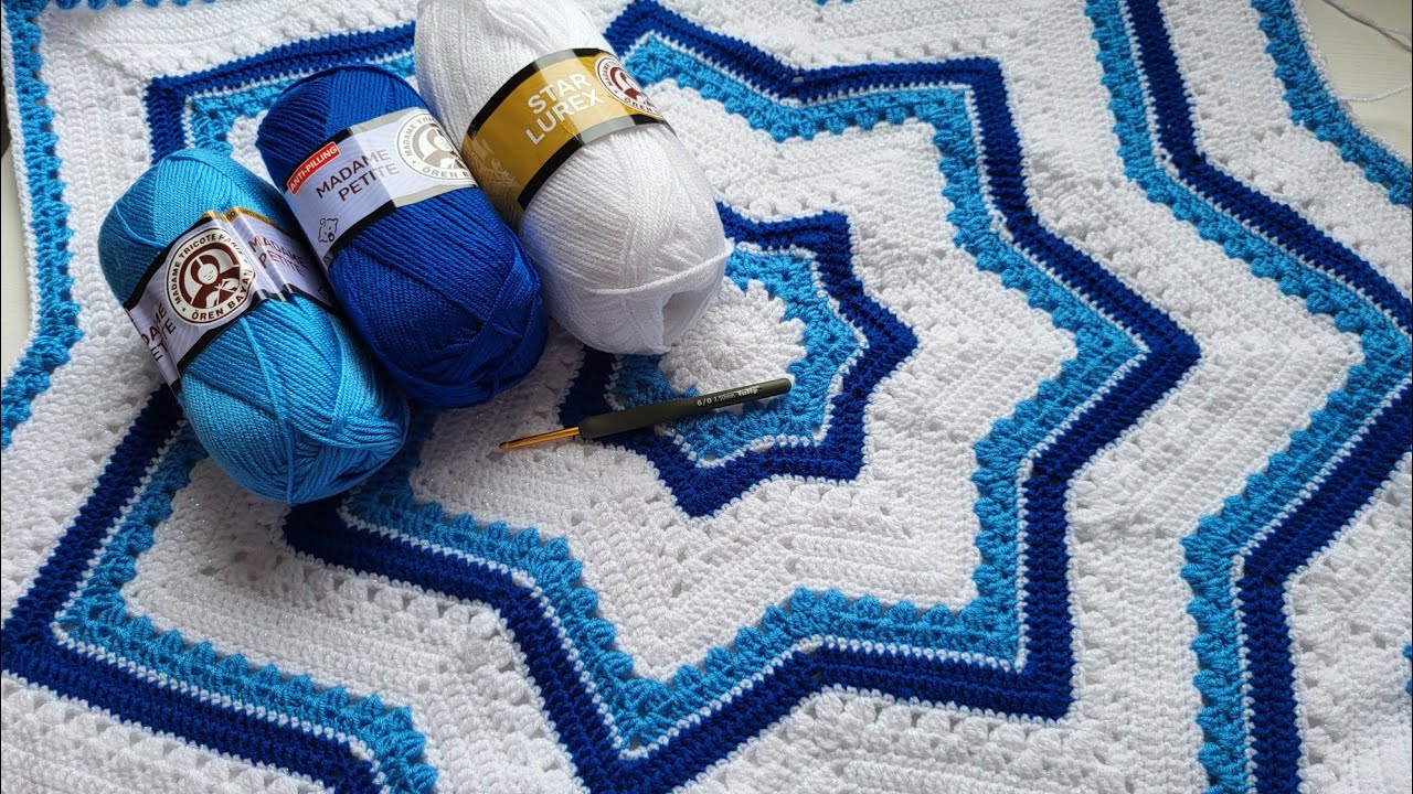 Yıldız Battaniye/Bebek Battaniyesi/Nazar Boncuk Battaniye 