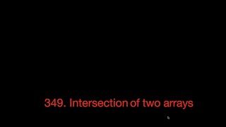 Intersection of Two Arrays | Leetcode 349 | Java solution | Explanation in Hindi