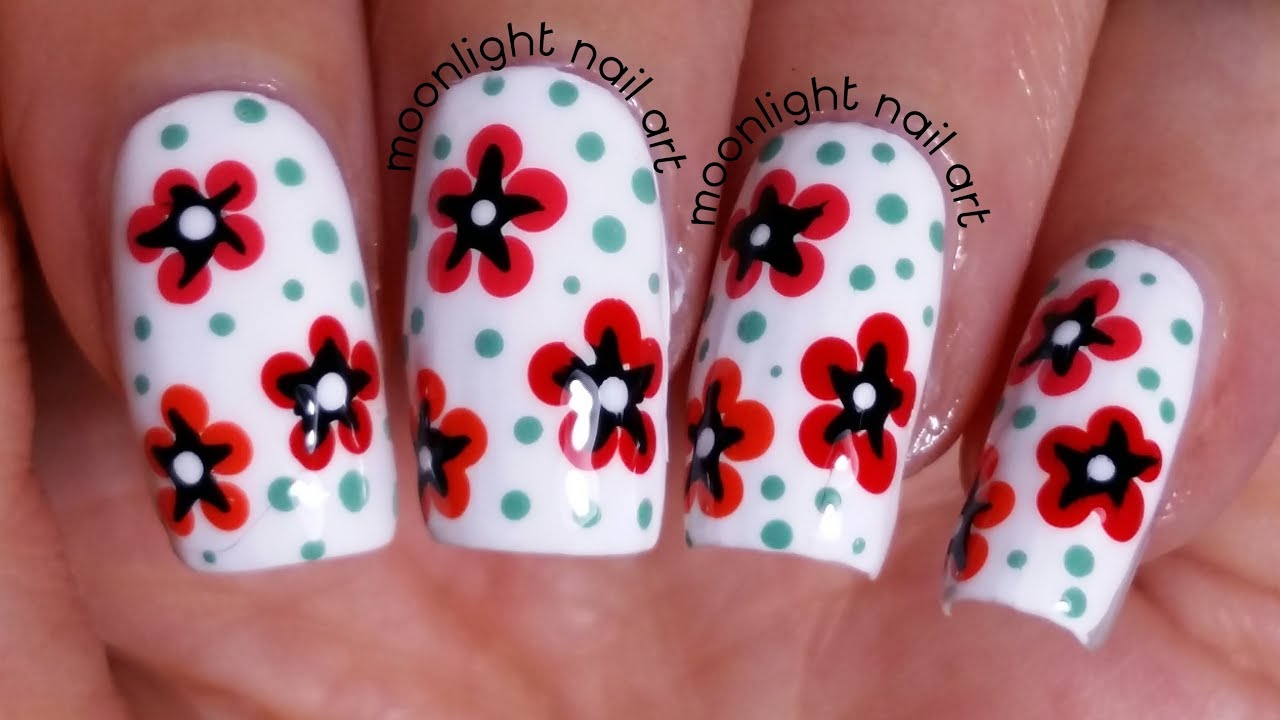 Cutest Floral Nail Art Designs For Short Nails