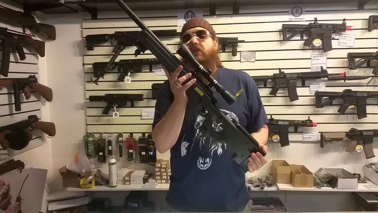 Rad discusses the AGM L96 AIRSOFT SNIPER RIFLE (Utah Airsoft) YouTube