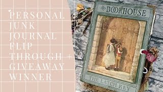 ✨ Completed Personal Junk Journal | Flip Through + Giveaway Winner Announcement! ✨