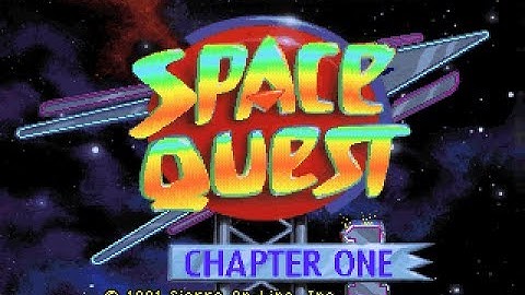 Space Quest I VGA remake - Intro/Opening - (Roland MT-32) MS-DOS Game