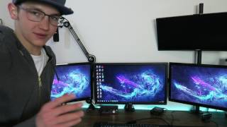 How to properly level and position Triple Monitor setups