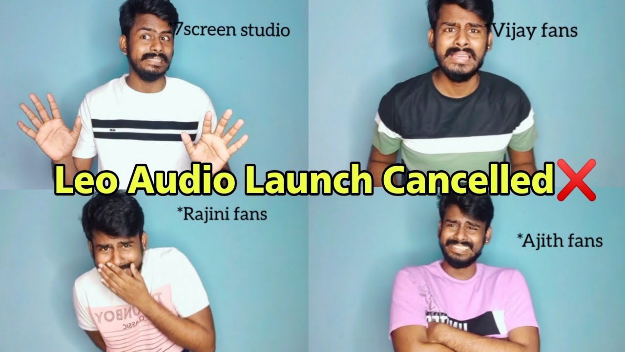 Leo Audio Launch Cancelled Issue | All fans reactions😂| Inba's Track