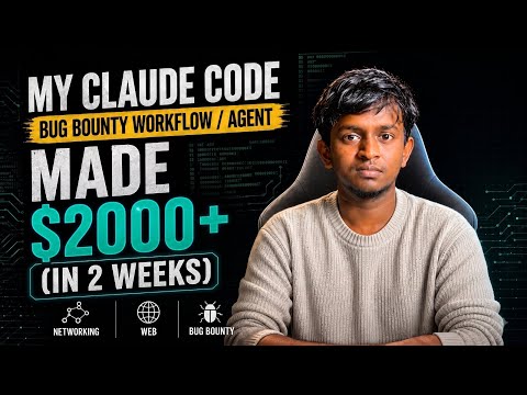 I Built a ClaudeCode Workflow for Android Hacking BugBounty ($2,000+ in 2 Weeks)|@abisheikmagesh