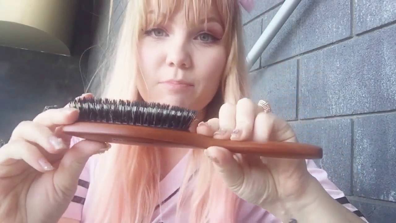 Hello Gyaru 1 Min Review Kent Hairbrush Great For Sensitive