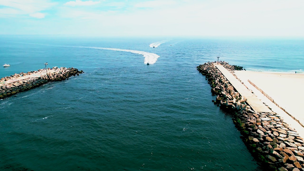 Point Pleasant Inlet Jersey Shore Drone Treway Media YouTube