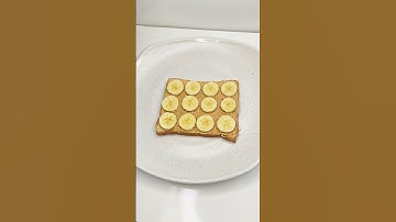 Peanut Butter 🧈 Banana Sandwich #viralrecipe #food #trending #kitchennawazi