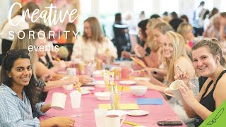 How to Host Creative Sorority Events