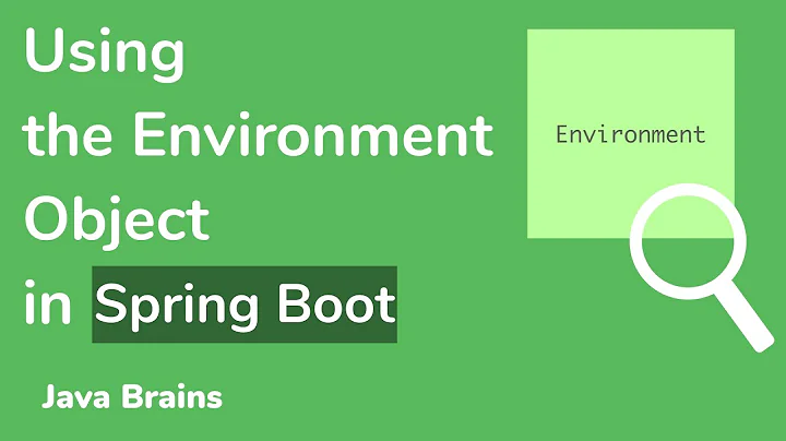 Using Environment object -  Microservice configuration with Spring Boot [09]
