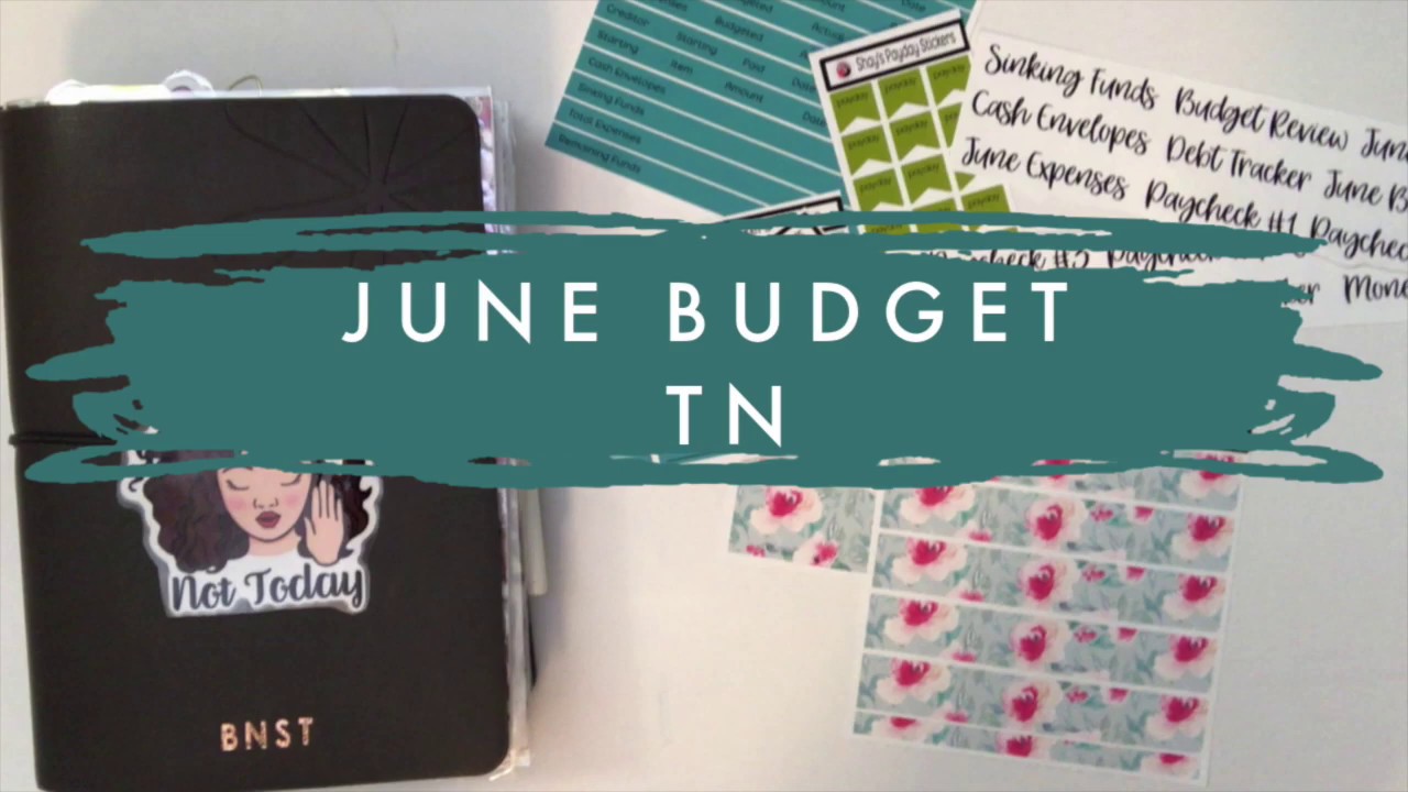 June Monthly Budget Setup | Erin Condren Petite Planner ...