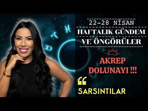 Nurcan Vecigün ile 22-28  Nisan Haftalık Gündem Ve Öngörüler-