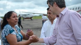 Marcos Peña aseguró la ayuda social por las inundaciones para Chaco y Corrientes.