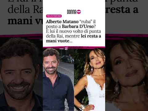 Video Alberto Matano ruba il posto a Barbara DUrso? È lui il nuovo re della Rai, lei resta a mani vuote