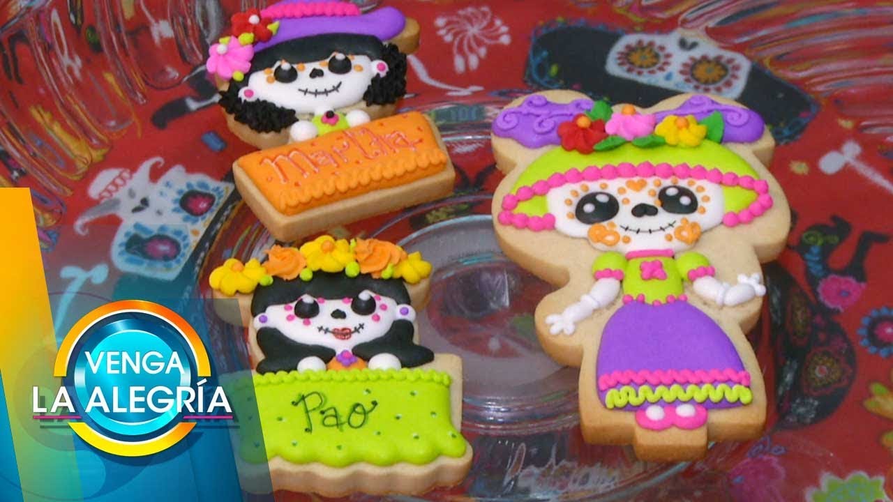 ¡Galletas decoradas para Día de Muertos y Halloween! ¡Terroríficamente deliciosas!| Venga La Alegría