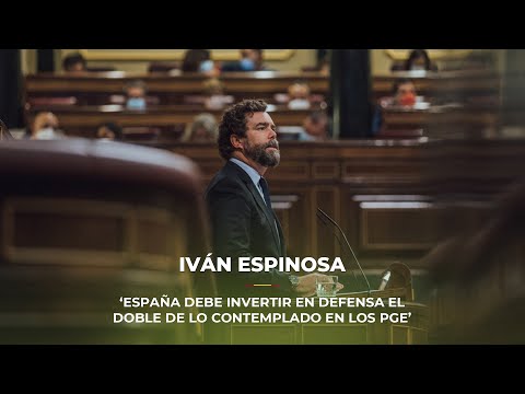 Soberanía Militar| Espinosa: ‘España debe invertir en defensa el doble de lo contemplado en los PGE’
