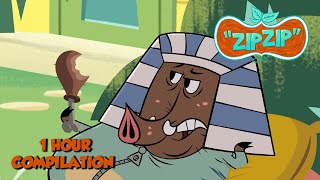 Zip Zip *Sam, the new Egyptian god* 1 hour Season 2  COMPILATION HD [Official] Cartoon for kids