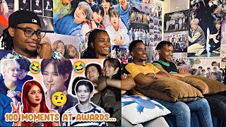 100 FUNNY and ICONIC KPOP moments at AWARD CEREMONIES Part 2 (REACTION)