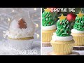 Have a holly jolly holiday with these cute and delicious Christmas cupcakes!